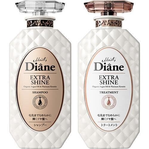 Moist Diane黛丝恩 闪耀莹亮光泽丰盈洗护套组 450ml+450ml 野莓果香 雅白
